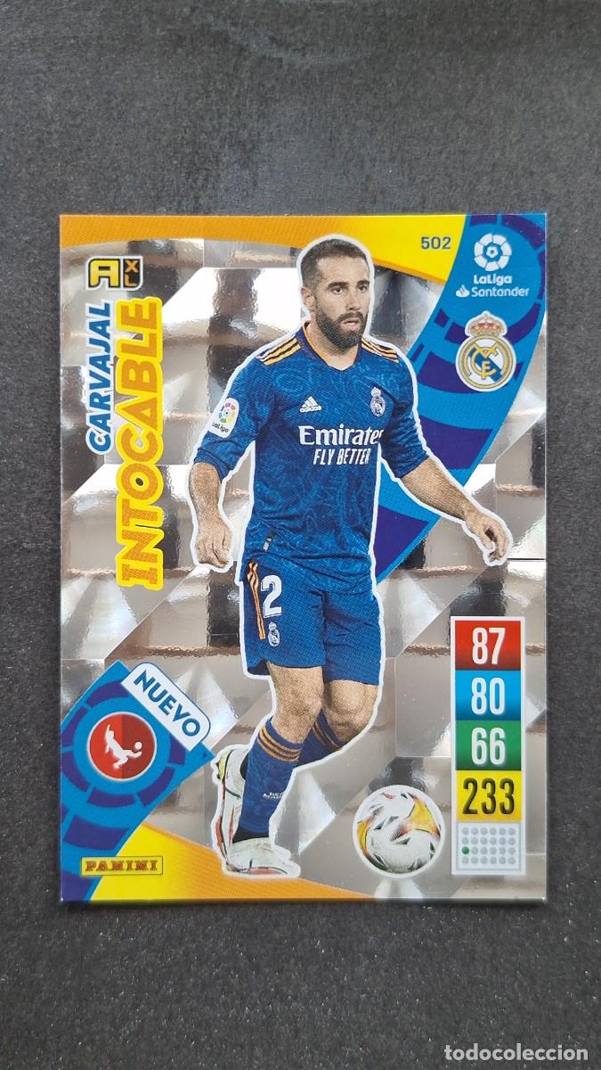Fu&szlig;ball-Sticker: L1 CARVAJAL REAL MADRID 502 NUEVO INTOCABLE PANINI ADRENALYN XL 2021 2022 21 22