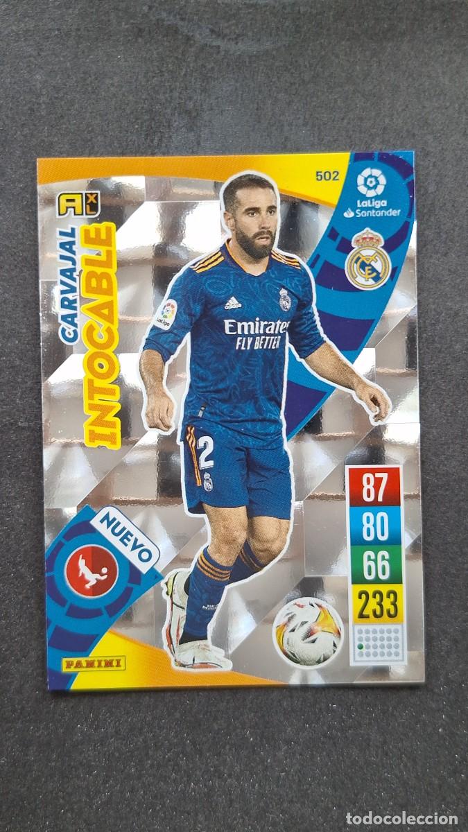 Fu&szlig;ball-Sticker: L1 CARVAJAL REAL MADRID 502 NUEVO INTOCABLE PANINI ADRENALYN XL 2021 2022 21 22