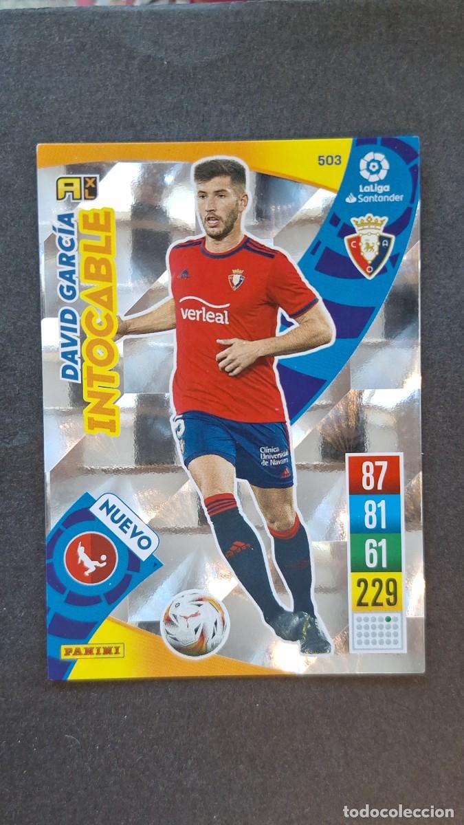 Cartes &agrave; collectionner de Football: L1 DAVID GARCIA C. A. OSASUNA 503 NUEVO INTOCABLE PANINI ADRENALYN XL 2021 2022 21 22