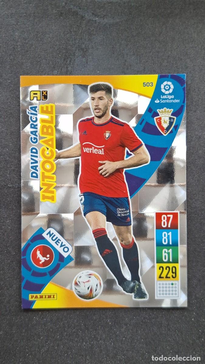 Cartes &agrave; collectionner de Football: L1 DAVID GARCIA C. A. OSASUNA 503 NUEVO INTOCABLE PANINI ADRENALYN XL 2021 2022 21 22