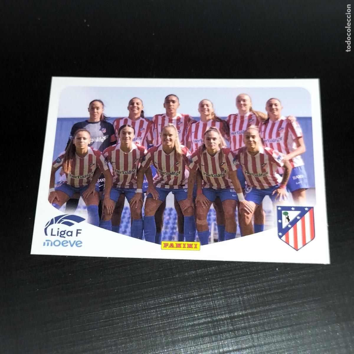 Cartes &agrave; collectionner de Football: 43 ALINEACION EQUIPO AT ATLETICO DE MADRID CROMOS LIGA F MOEVE FEMENINA PANINI 2025 2026 25 26