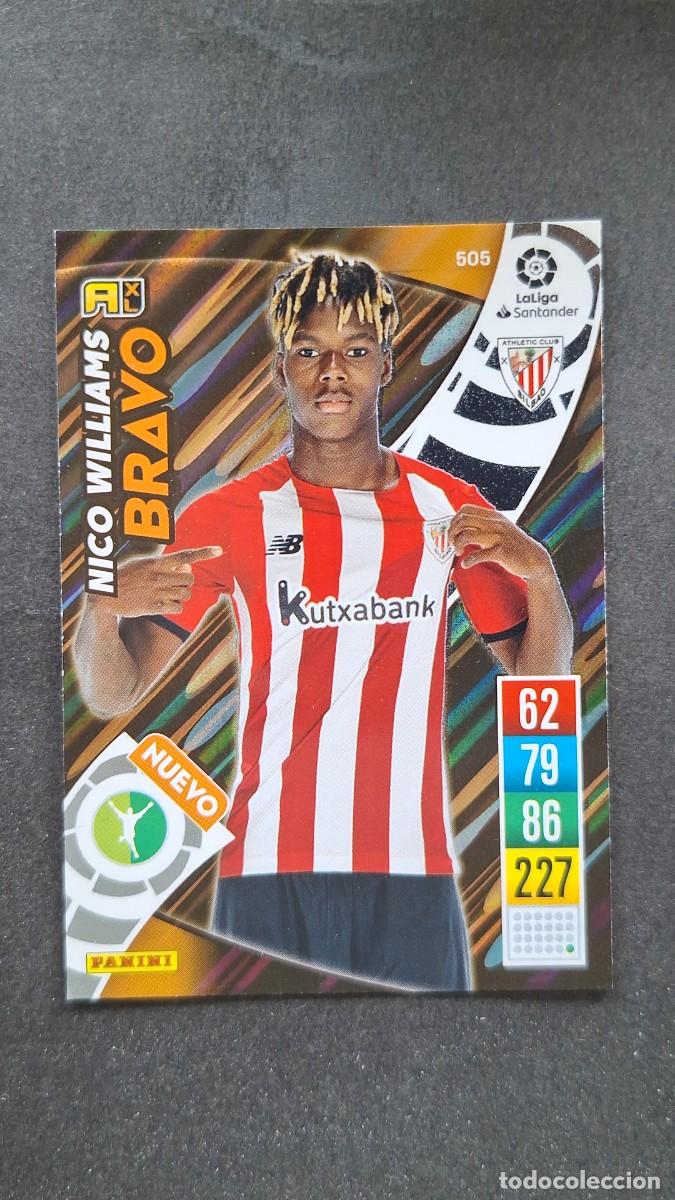 Cartes &agrave; collectionner de Football: L1 NICO WILLIAMS ATHLETIC CLUB DE BILBAO 505 NUEVO BRAVO PANINI ADRENALYN XL 2021 2022 21 22