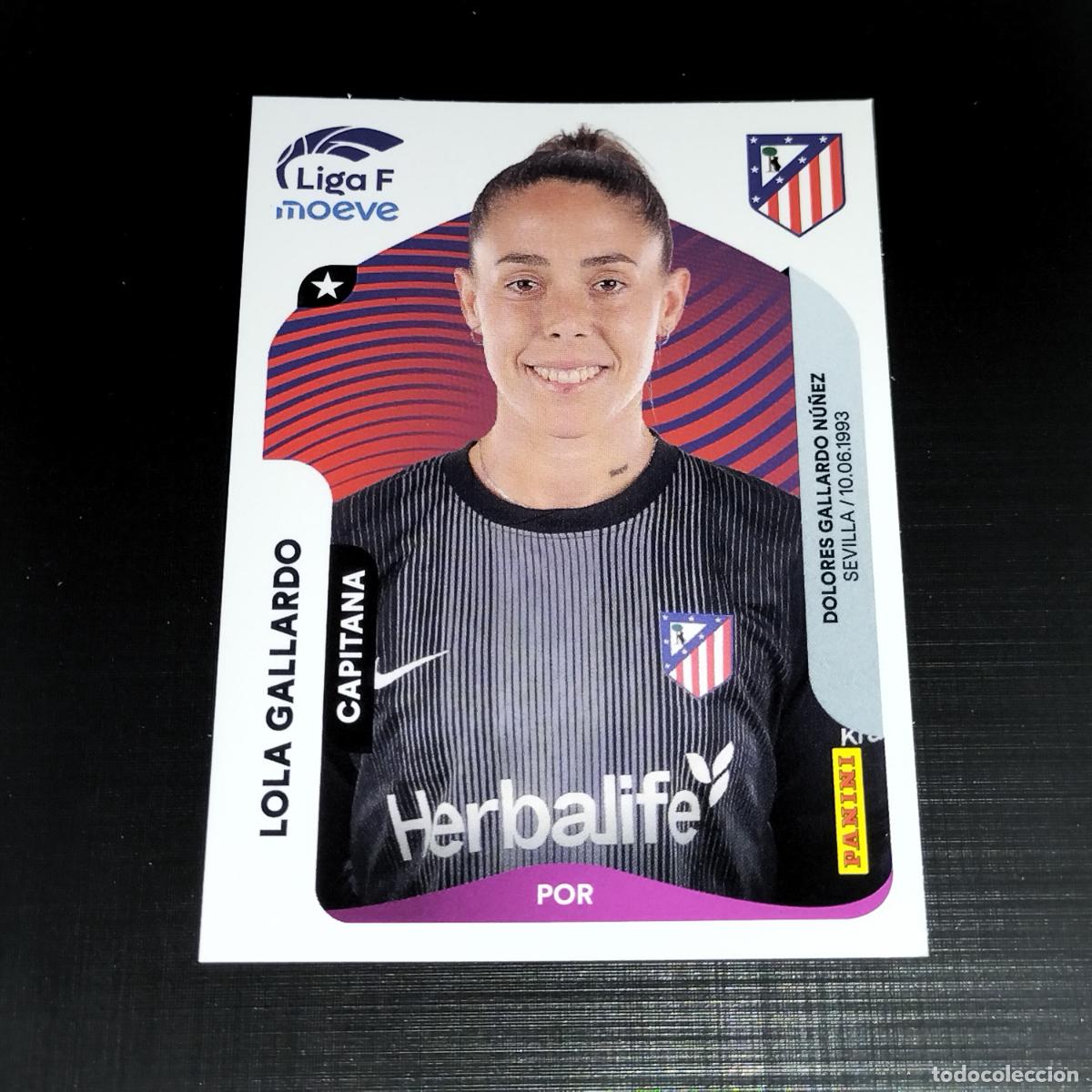 Cartes &agrave; collectionner de Football: 44 LOLA GALLARDO AT ATLETICO DE MADRID CROMOS LIGA F MOEVE FEMENINA PANINI 2025 2026 25 26
