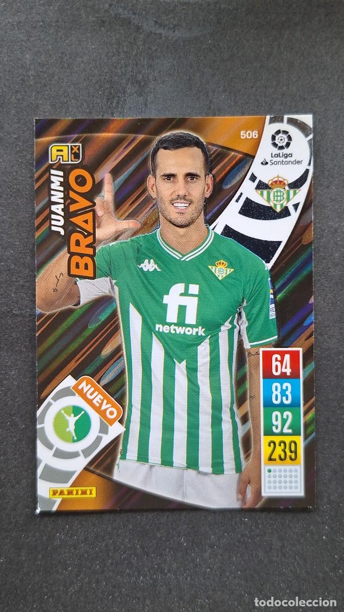 Cromos de f&uacute;tbol: L1 JUANMI REAL BETIS BALOMPIE 506 NUEVO BRAVO PANINI ADRENALYN XL 2021 2022 21 22