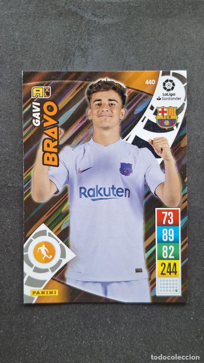 Cromos de f&uacute;tbol: L1 GAVI F. C. BARCELONA 440 BRAVO PANINI ADRENALYN XL 2021 2022 21 22