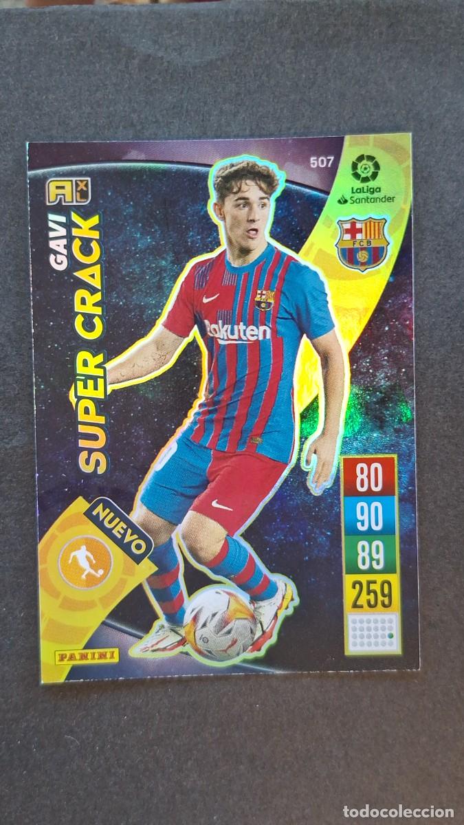 Cromos de f&uacute;tbol: L1 GAVI F. C. BARCELONA 507 NUEVO SUPER CRACK PANINI ADRENALYN XL 2021 2022 21 22