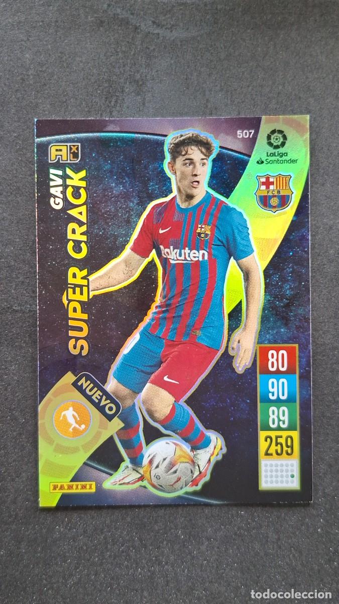 Cromos de f&uacute;tbol: L1 GAVI F. C. BARCELONA 507 NUEVO SUPER CRACK PANINI ADRENALYN XL 2021 2022 21 22