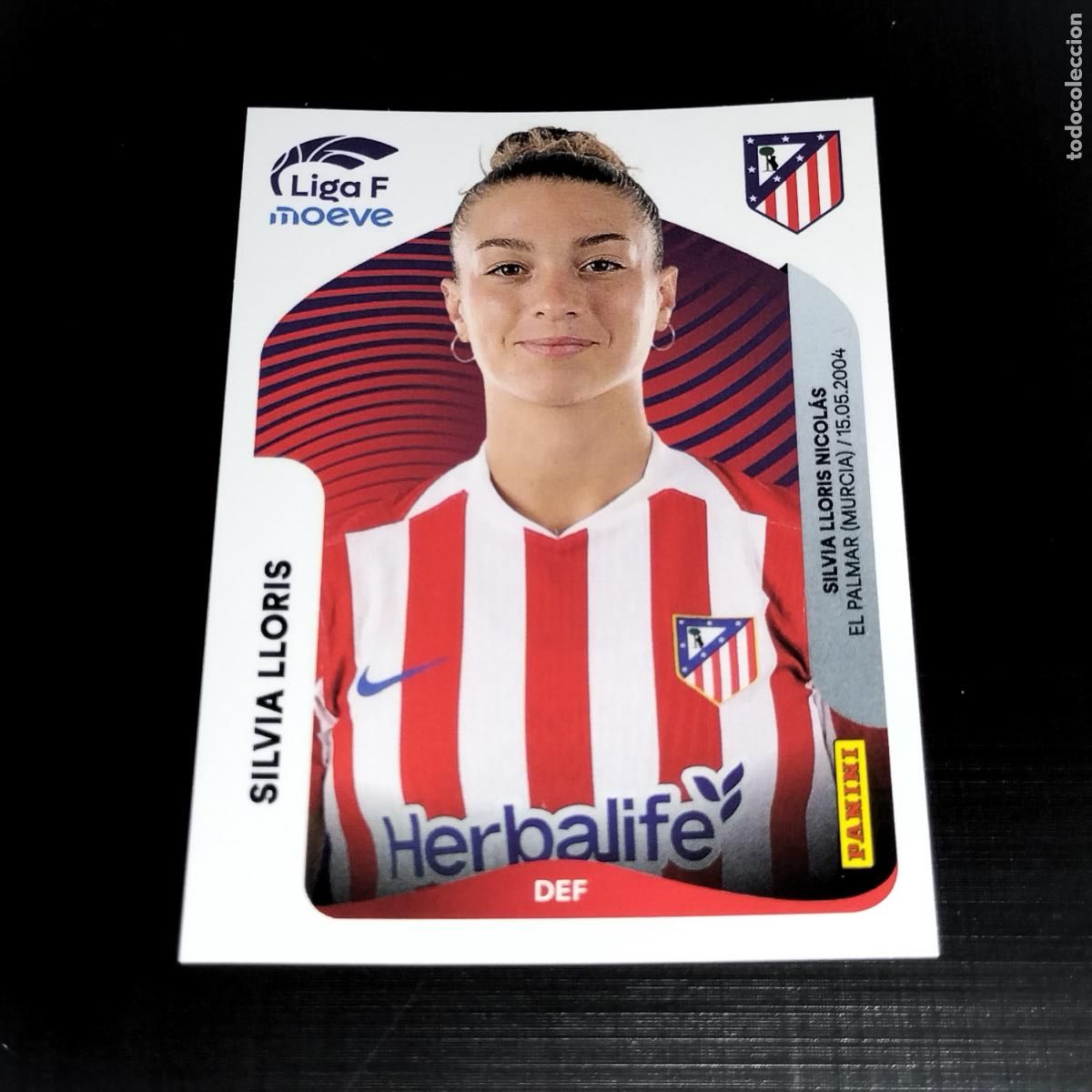 Cromos de f&uacute;tbol: 49 SILVIA LLORIS AT ATLETICO DE MADRID CROMOS LIGA F MOEVE FEMENINA PANINI 2025 2026 25 26