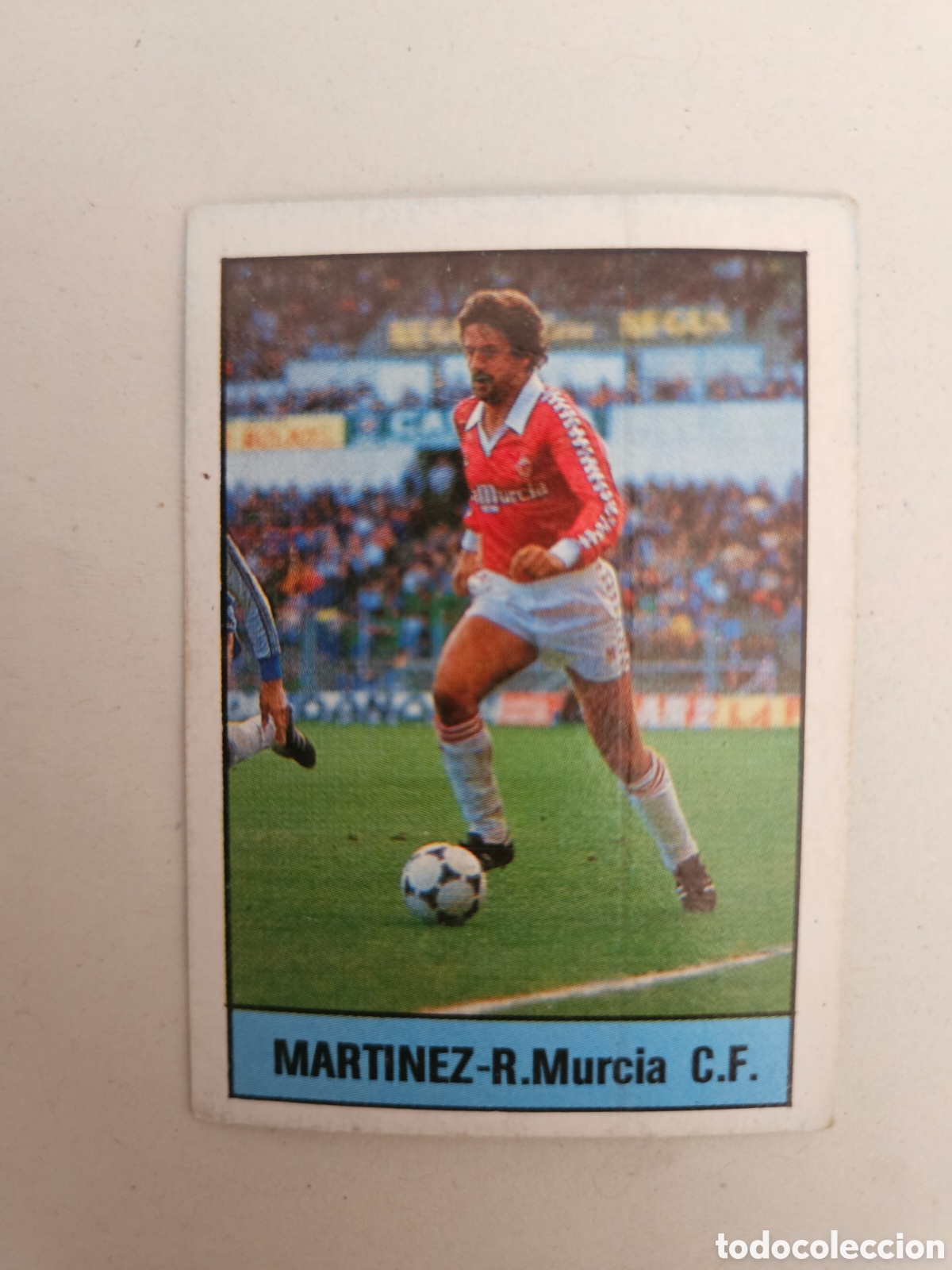 Cromos de f&uacute;tbol: CROMO DE F&Uacute;TBOL MARTINEZ DEL REAL MURCIA C.F. DESPEGADO N&ordm; 295 LIGA LISEL 1985-1986/85-86