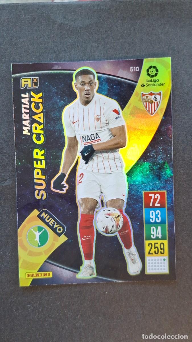 Cromos de f&uacute;tbol: L1 MARTIAL SEVILLA F. C. 510 NUEVO SUPER CRACK PANINI ADRENALYN XL 2021 2022 21 22