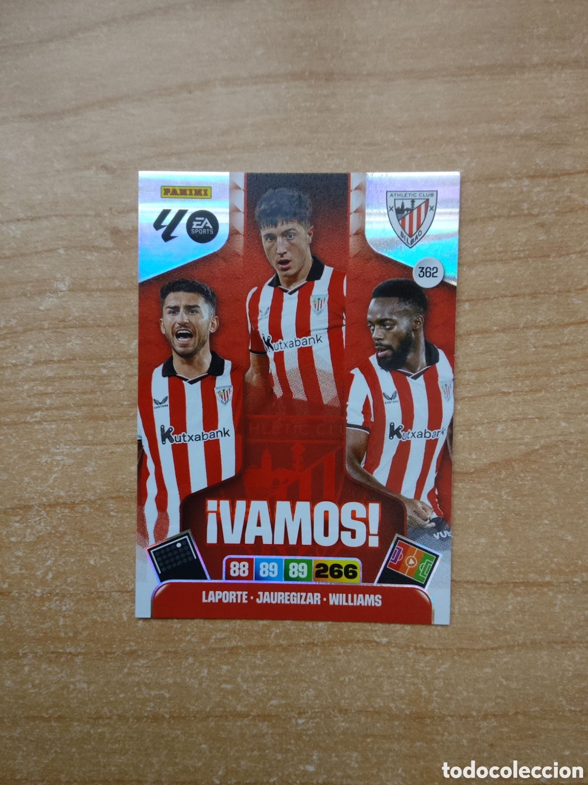 Cromos de f&uacute;tbol: 362 ATHLETIC CLUB VAMOS ADRENALYN XL LIGA 2025 2026