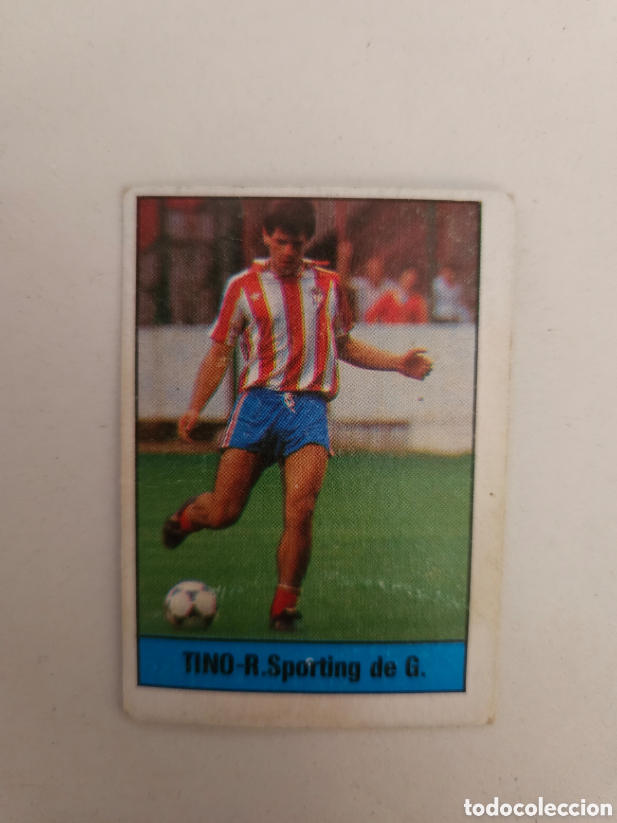 Figurine di Calcio: TINO 190 SPORTING GIJON LISEL 1985 1986 CROMO FUTBOL LIGA 85 86 - DESPEGADO