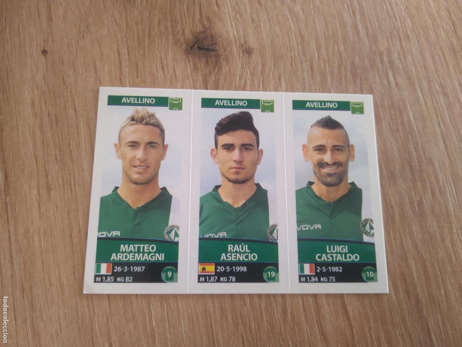 Cromos de f&uacute;tbol: 579 ARDEMAGNI ASENCIO CASTALDO AVELLINO CROMO FUTBOL PANINI LIGA ITALIA 17-18 CALCIATORI 2017-2018