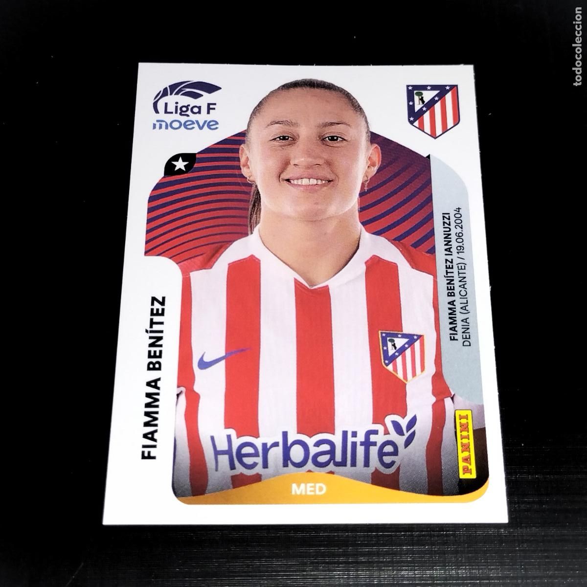 Cromos de f&uacute;tbol: 55 FIAMMA BENITEZ AT ATLETICO DE MADRID CROMOS LIGA F MOEVE FEMENINA PANINI 2025 2026 25 26
