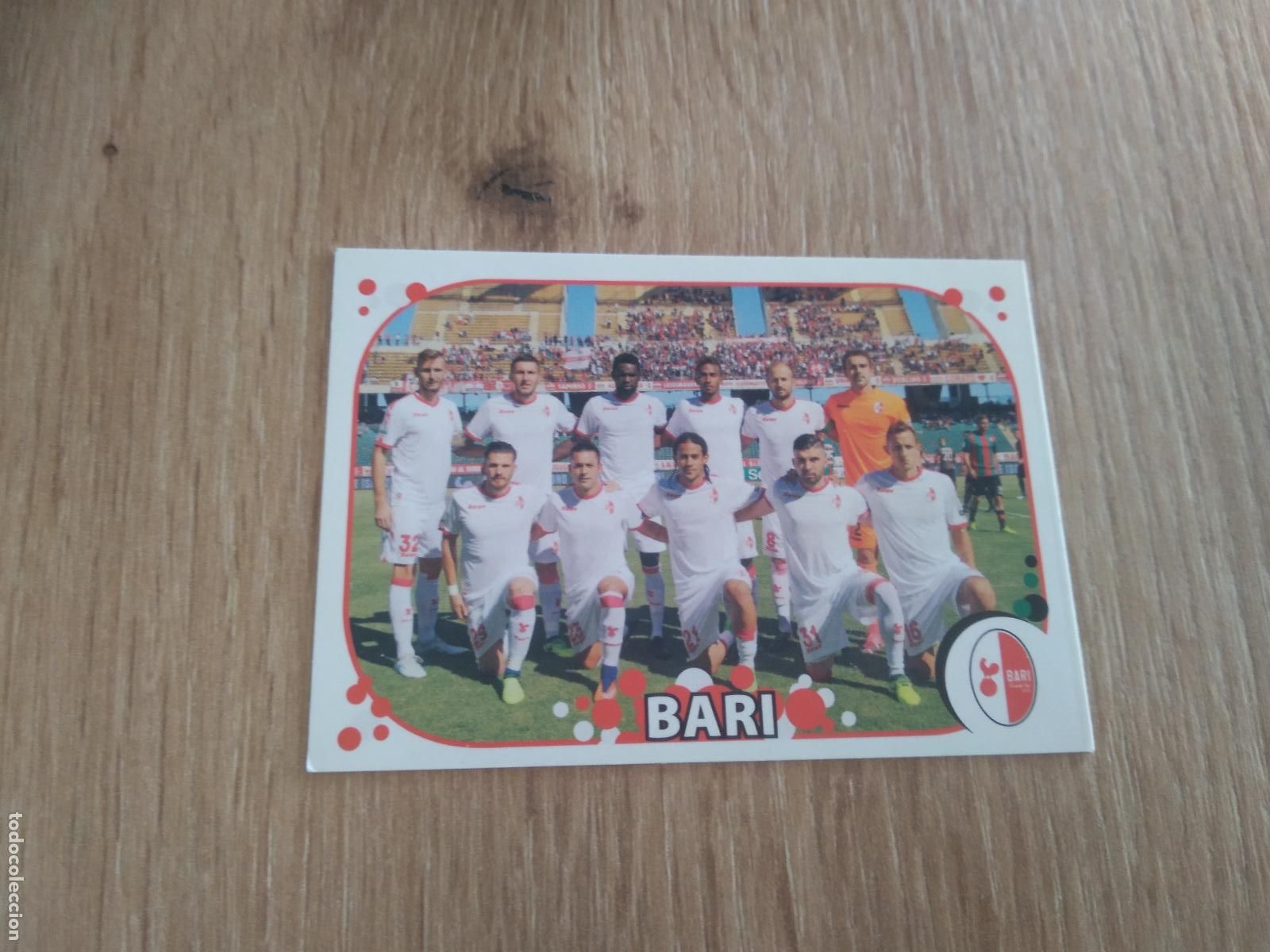 Cromos de f&uacute;tbol: 581 EQUIPO PLANTILLA BARI CROMO FUTBOL PANINI LIGA ITALIA 17-18 CALCIATORI 2017-2018