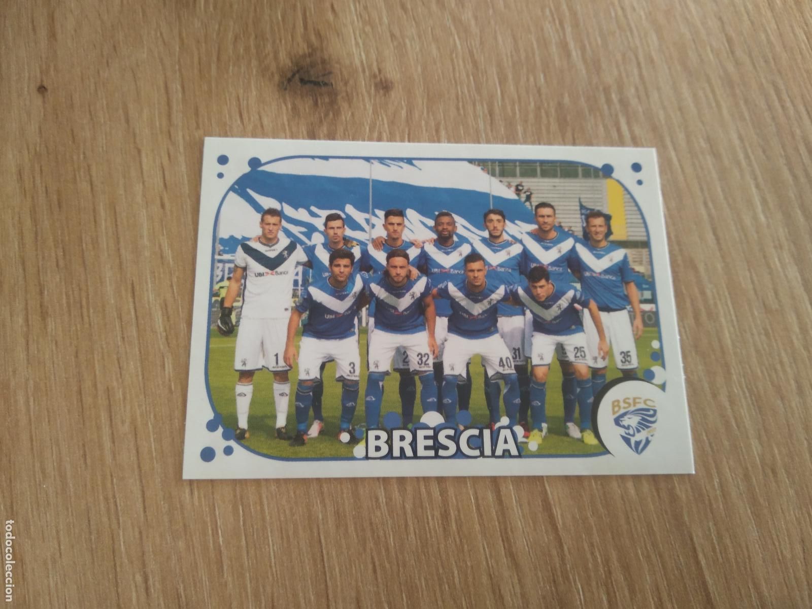 Cromos de f&uacute;tbol: 588 EQUIPO PLANTILLA BRESCIA CROMO FUTBOL PANINI LIGA ITALIA 17-18 CALCIATORI 2017-2018