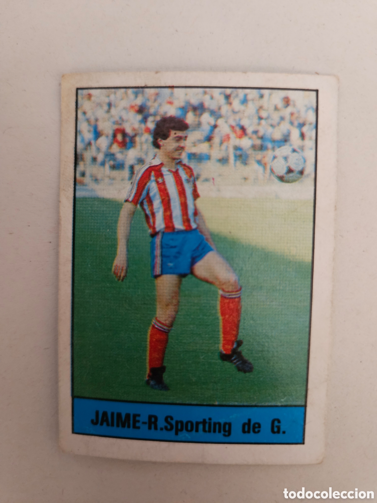 Cromos de f&uacute;tbol: 183 JAIME SPORTING GIJON LISEL 1985 1986 CROMO FUTBOL LIGA 85 86 - DESPEGADO