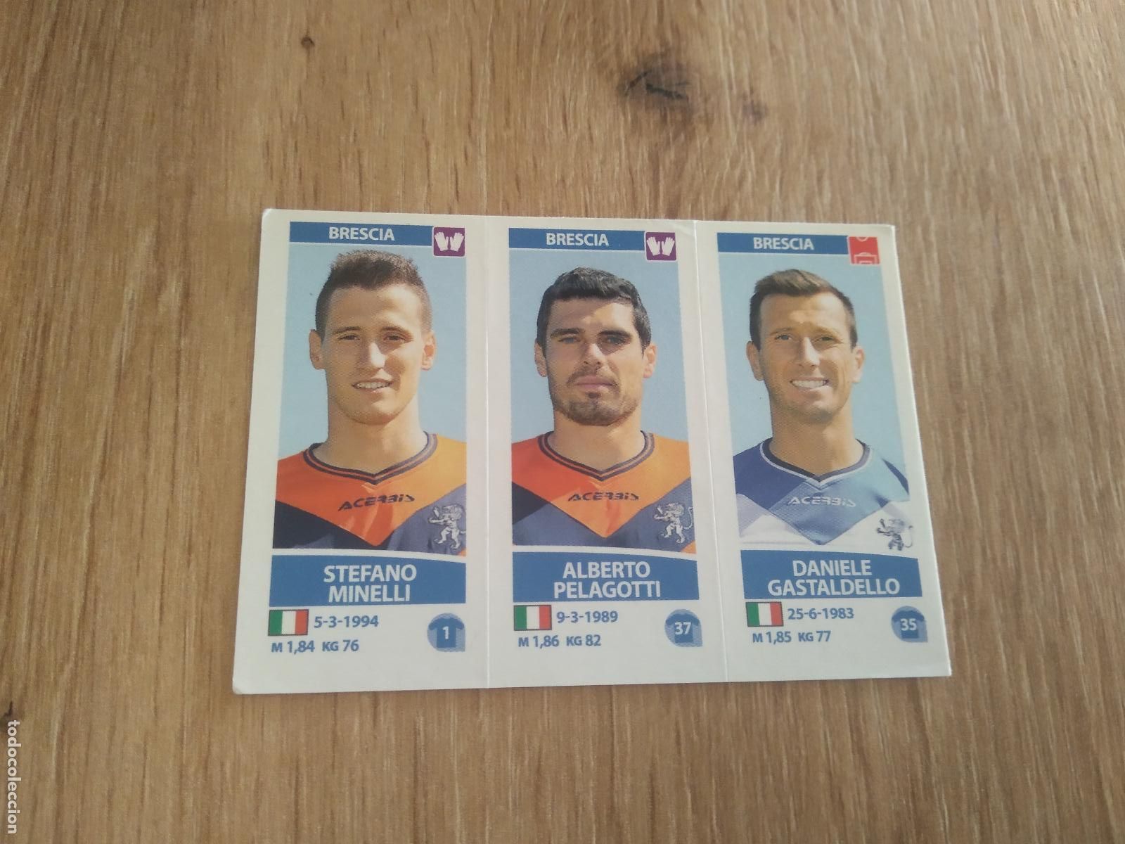 Cromos de f&uacute;tbol: 589 MINELLI PELAGOTTI GASTALDELLO BRESCIA CROMO FUTBOL PANINI LIGA ITALIA 17-18 CALCIATORI 2017-2018