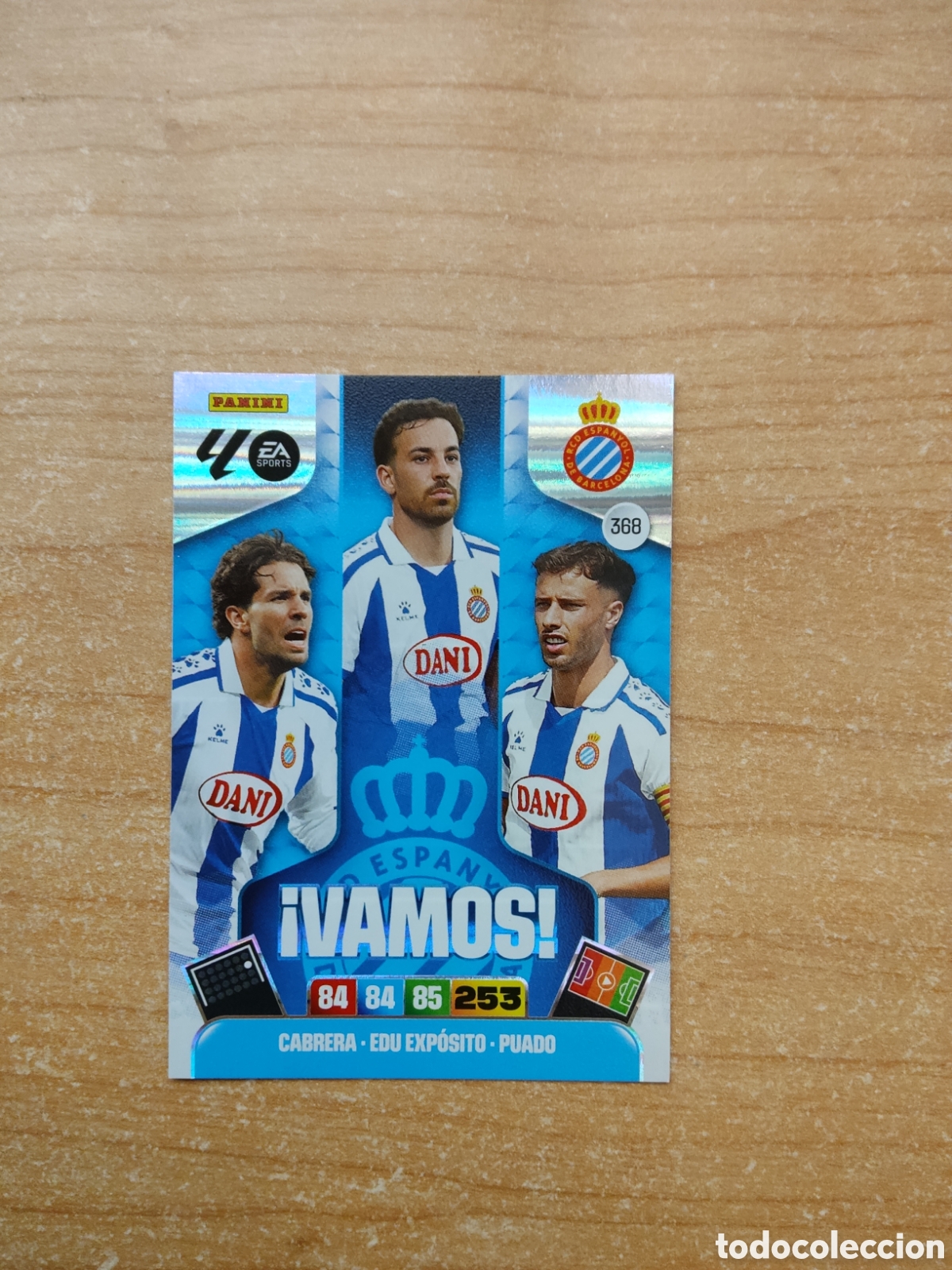 Cromos de f&uacute;tbol: 368 VAMOS ESPANYOL ADRENALYN XL LIGA 2025 2026