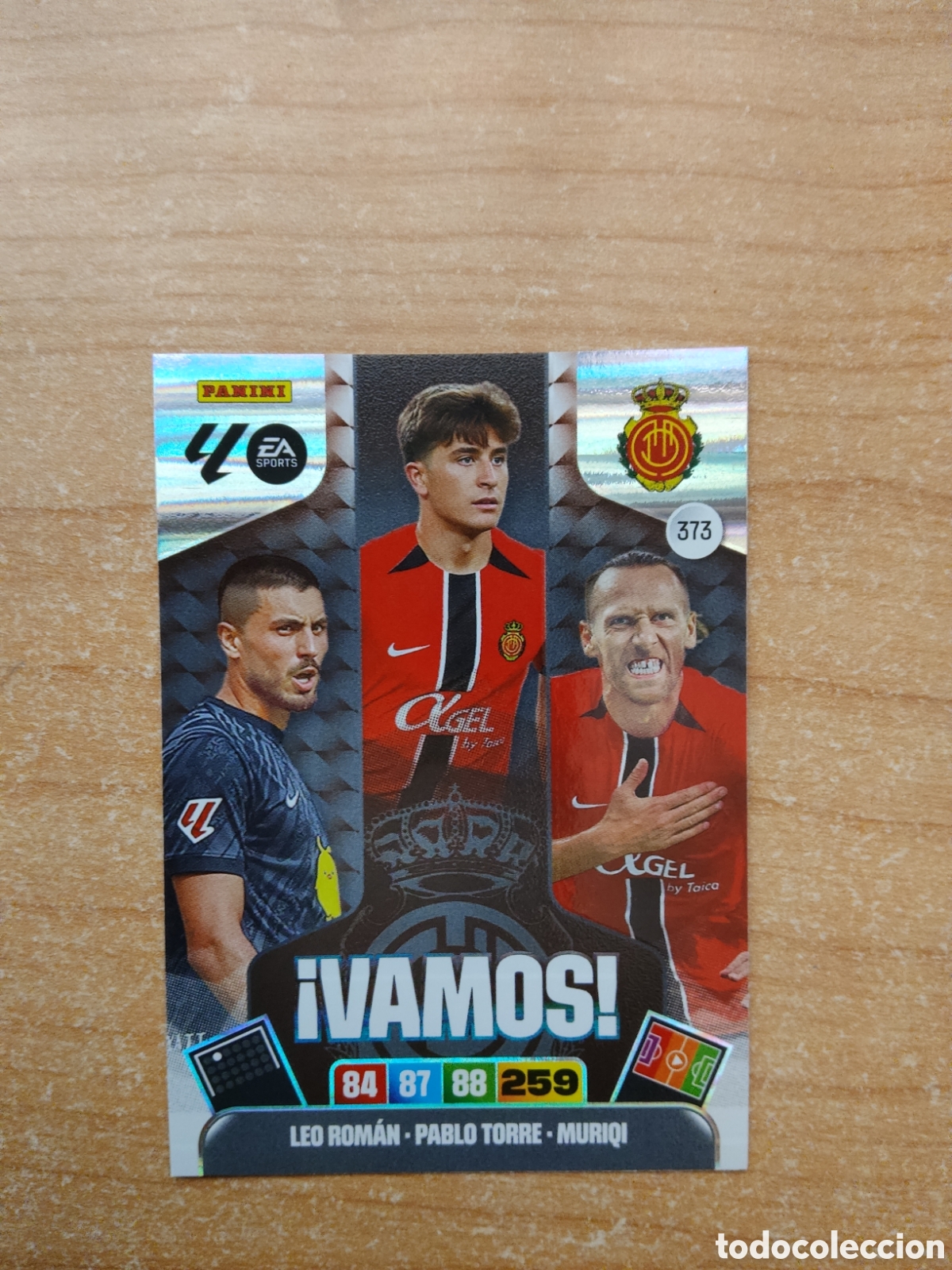 Cromos de f&uacute;tbol: 373 VAMOS MALLORCA ADRENALYN XL LIGA 2025 2026