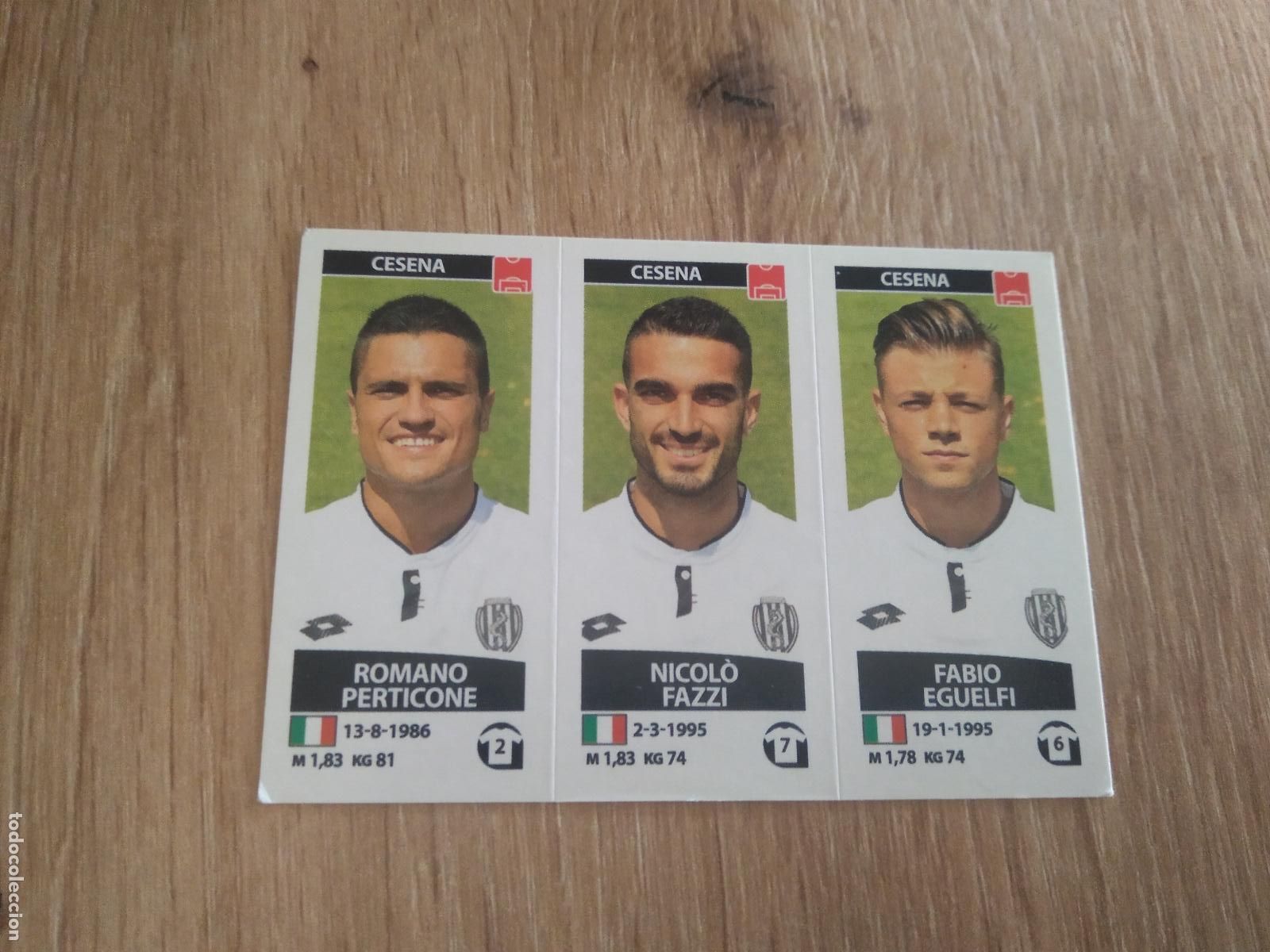 Cromos de f&uacute;tbol: 605 PERTICONE FAZZI EGUELFI CROMO FUTBOL PANINI LIGA ITALIA 17-18 CALCIATORI 2017-2018
