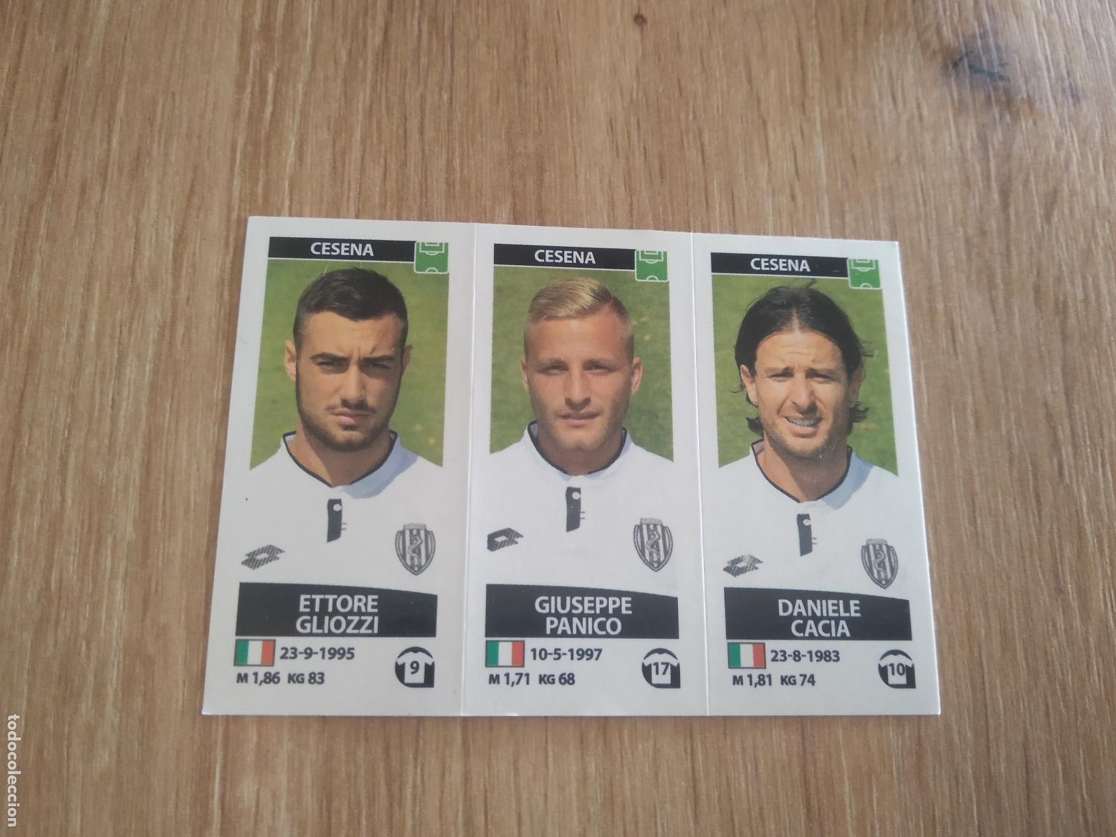 Cromos de f&uacute;tbol: 609 GLIOZZI PANICO CACIA CESENA CROMO FUTBOL PANINI LIGA ITALIA 17-18 CALCIATORI 2017-2018