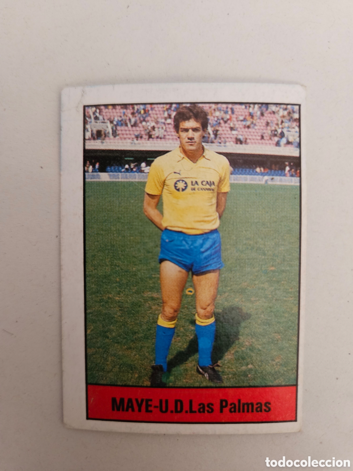 Cromos de f&uacute;tbol: MAYE U. D. LAS PALMAS 244 LISEL LIGA 1985 1986 85 86 DESPEGADO