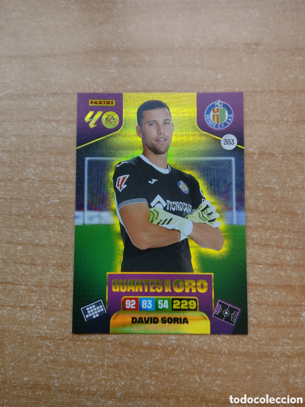 Cromos de f&uacute;tbol: 383 DAVID SORIA GUANTES DE ORO GETAFE ADRENALYN XL LIGA 2025 2026