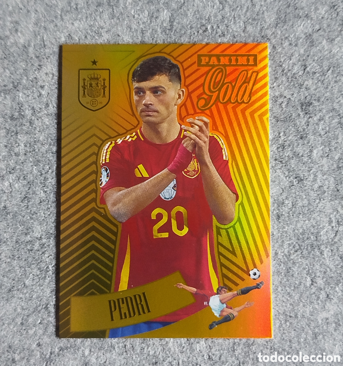 Cromos de f&uacute;tbol: PEDRI GOLD # 88 PANINI TRIBUTO SELECCION ESPA&Ntilde;OLA ESPA&Ntilde;A CROMO CARD MUNDIAL 2026