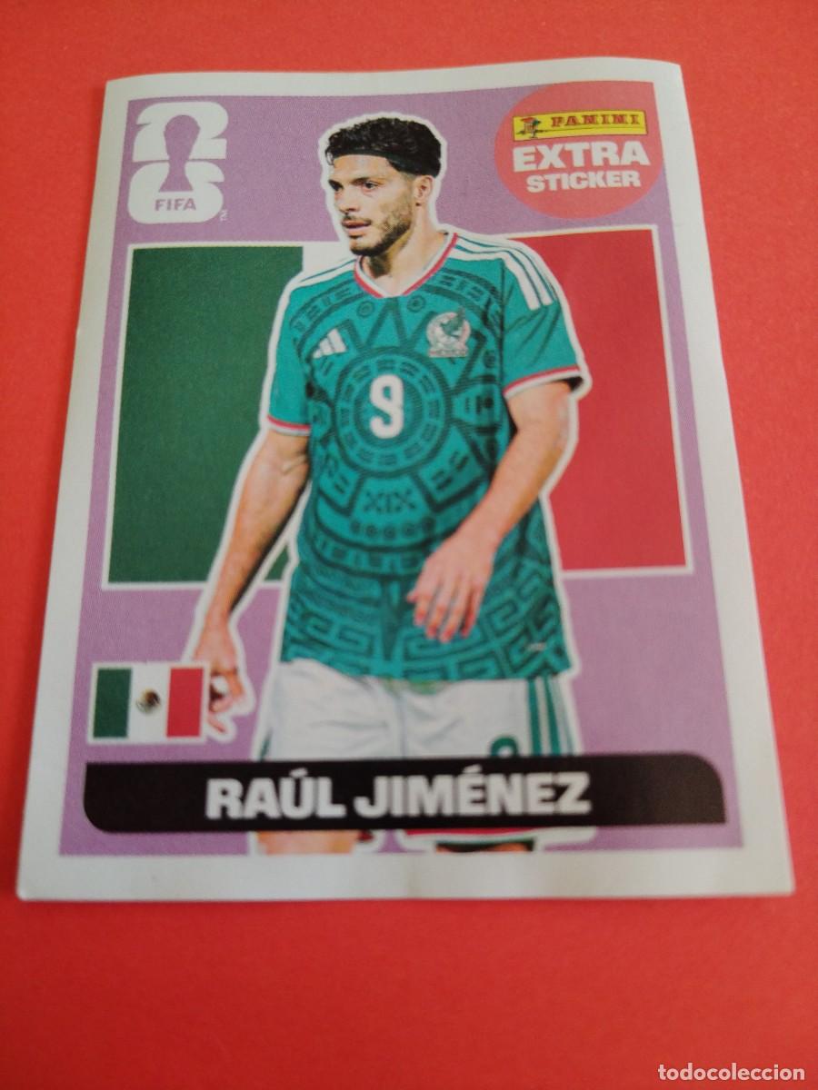 Cromos de f&uacute;tbol: CROMO MUNDIAL 2026 - EXTRA STICKER BASE RAUL JIMENEZ