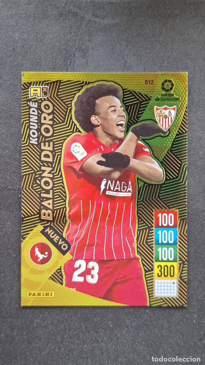 Cromos de f&uacute;tbol: L1 KOUNDE SEVILLA F. C. 512 NUEVO BALON DE ORO PANINI ADRENALYN XL 2021 2022 21 22