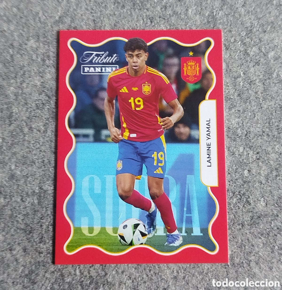 Cromos de f&uacute;tbol: LAMINE YAMAL # 79 PANINI TRIBUTO SELECCION ESPA&Ntilde;OLA ESPA&Ntilde;A CROMO CARD MUNDIAL 2026