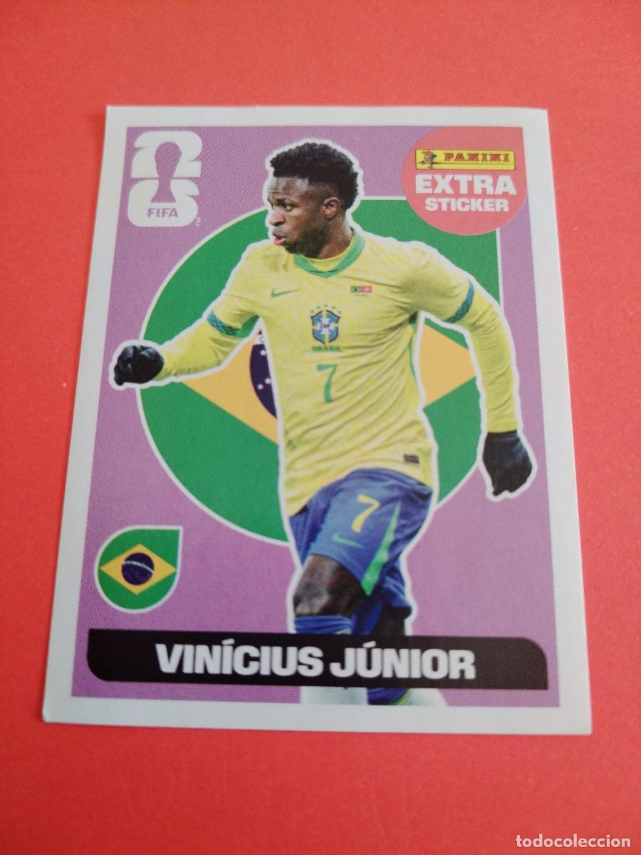 Cromos de f&uacute;tbol: CROMO MUNDIAL 2026 - EXTRA STICKER BASE VINICIUS