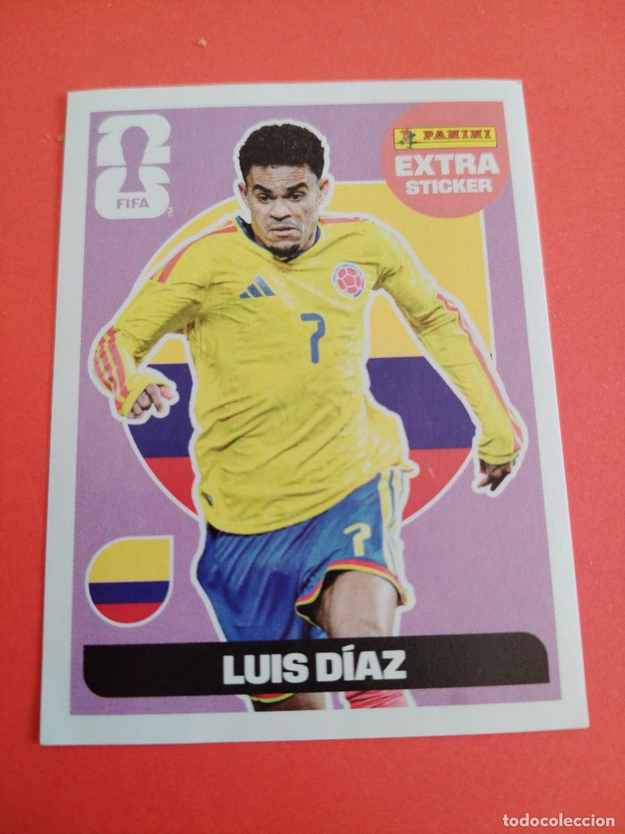 Cromos de f&uacute;tbol: CROMO MUNDIAL 2026 - EXTRA STICKER BASE LUIS DIAZ