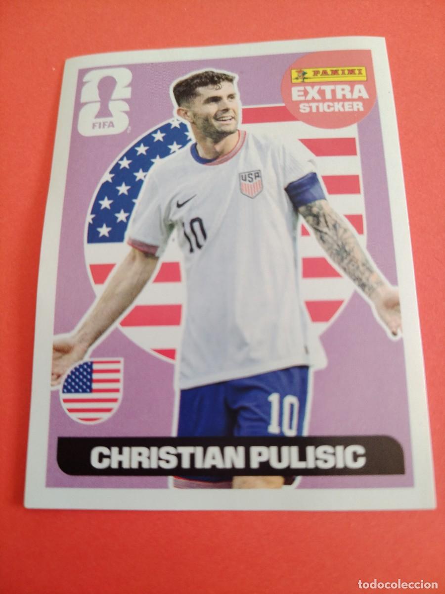 Cromos de f&uacute;tbol: CROMO MUNDIAL 2026 - EXTRA STICKER BASE CHRISTIAN PULISIC