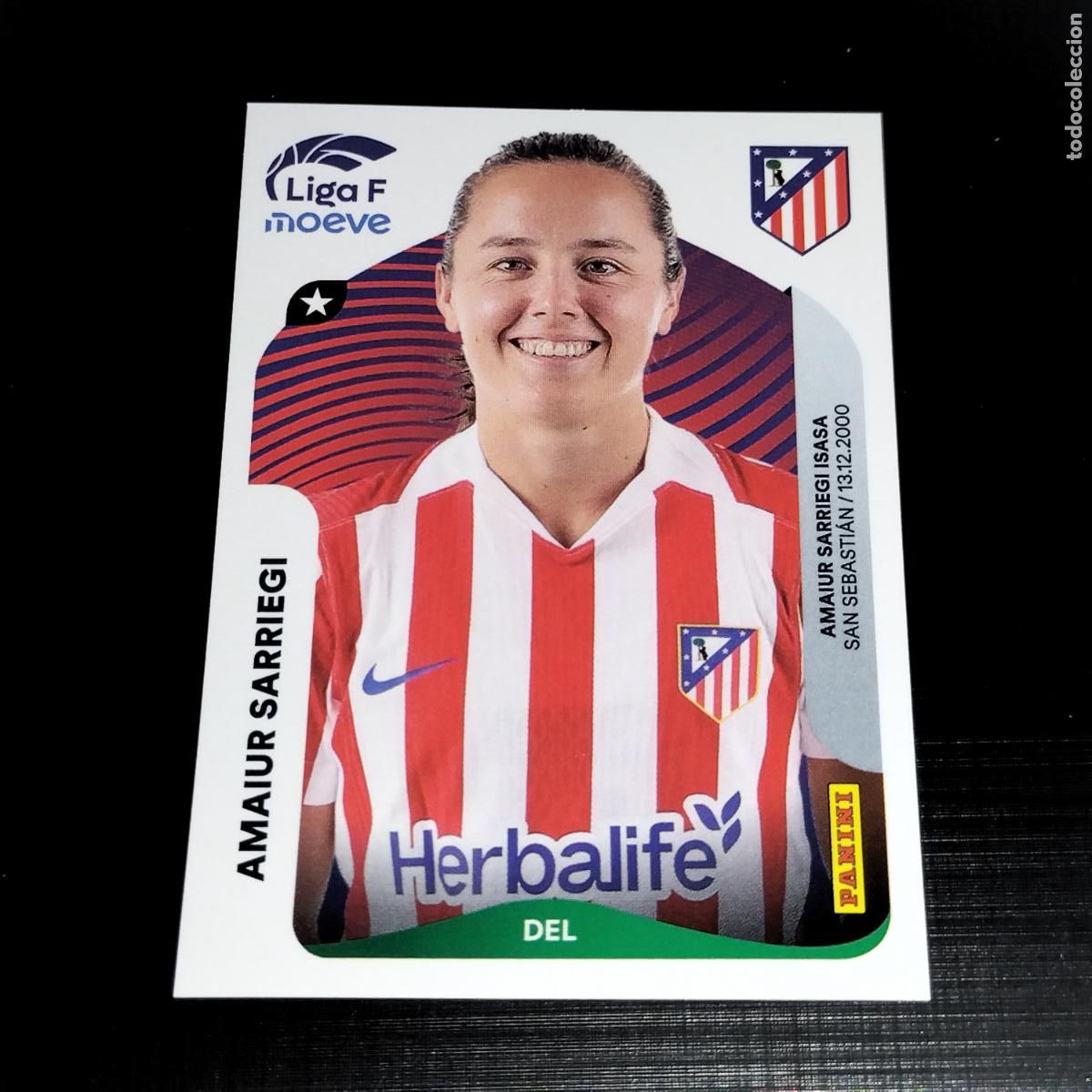 Cromos de f&uacute;tbol: 61 AMAIUR SARRIEGI AT ATLETICO DE MADRID CROMOS LIGA F MOEVE FEMENINA PANINI 2025 2026 25 26