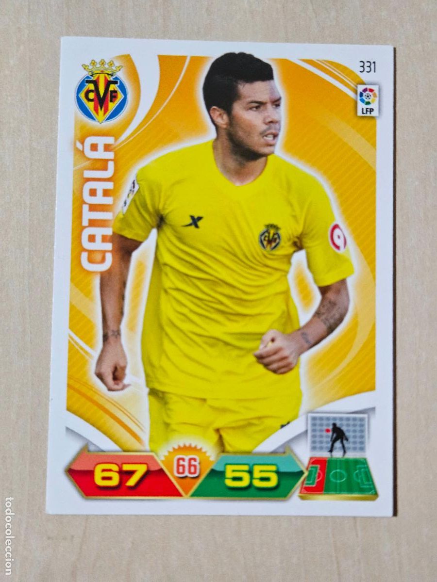 Cromos de f&uacute;tbol: FICHA N&ordm; 331 CATALA - ADRENALYN 11 12 - PANINI 2011 -12 - CROMO - VILLARREAL