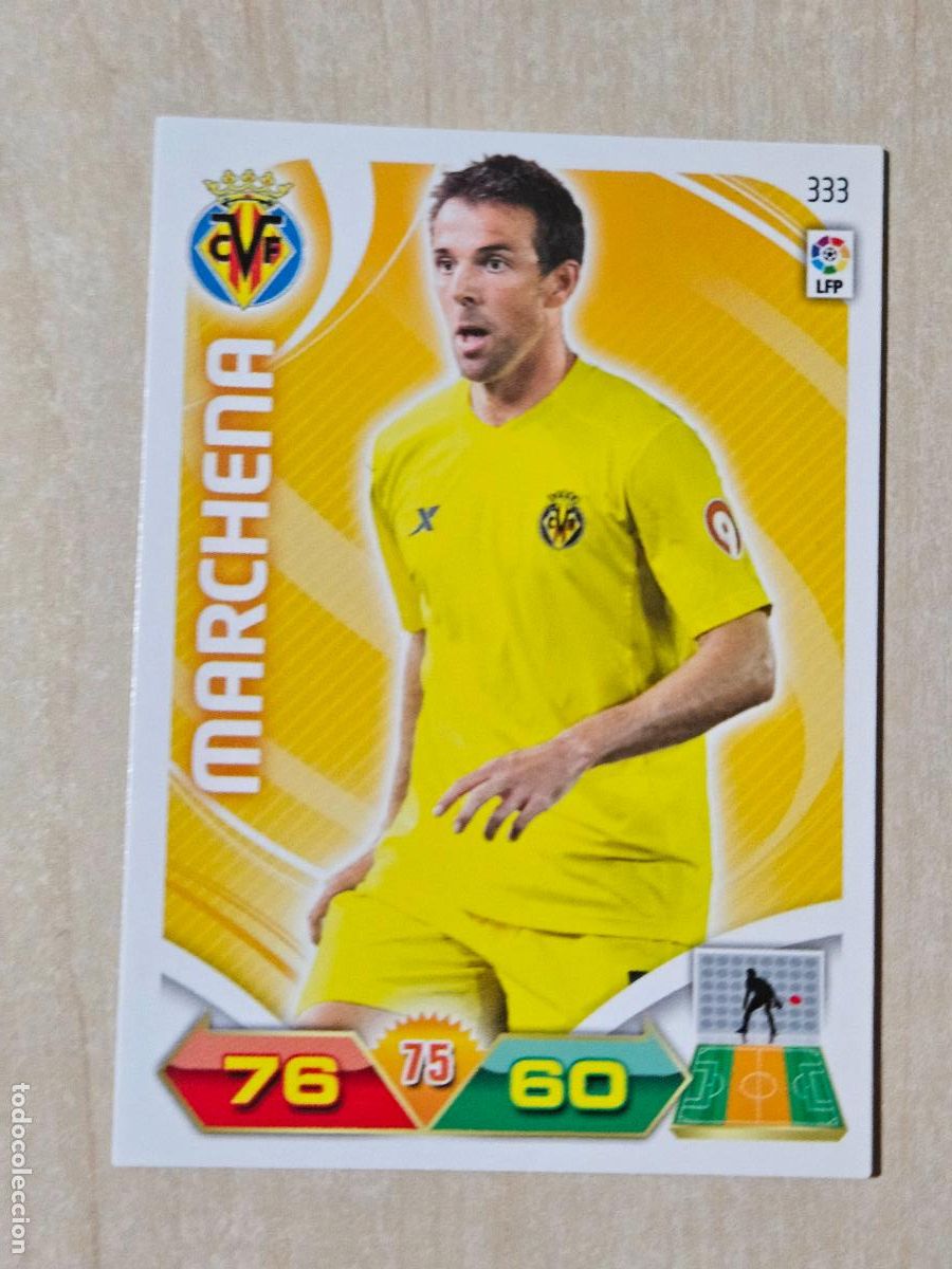 Cromos de f&uacute;tbol: FICHA N&ordm; 333 MARCHENA - ADRENALYN 11 12 - PANINI 2011 -12 - CROMO - VILLARREAL