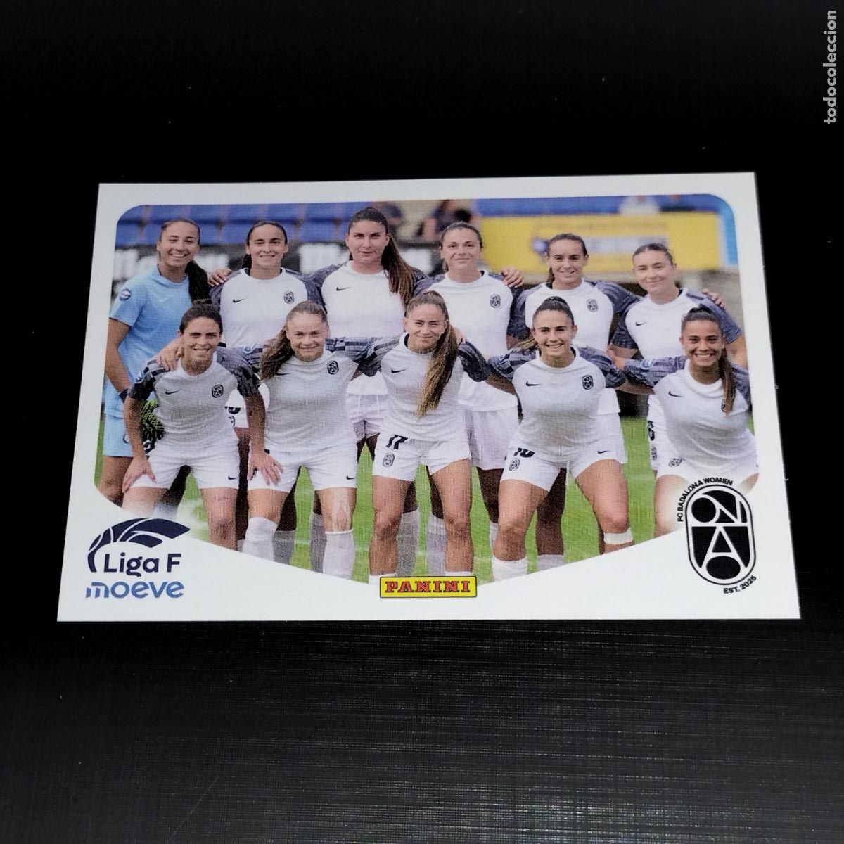 Cromos de f&uacute;tbol: 63 ALINEACION EQUIPO FC BADALONA WOMEN CROMOS LIGA F MOEVE FEMENINA PANINI 2025 2026 25 26