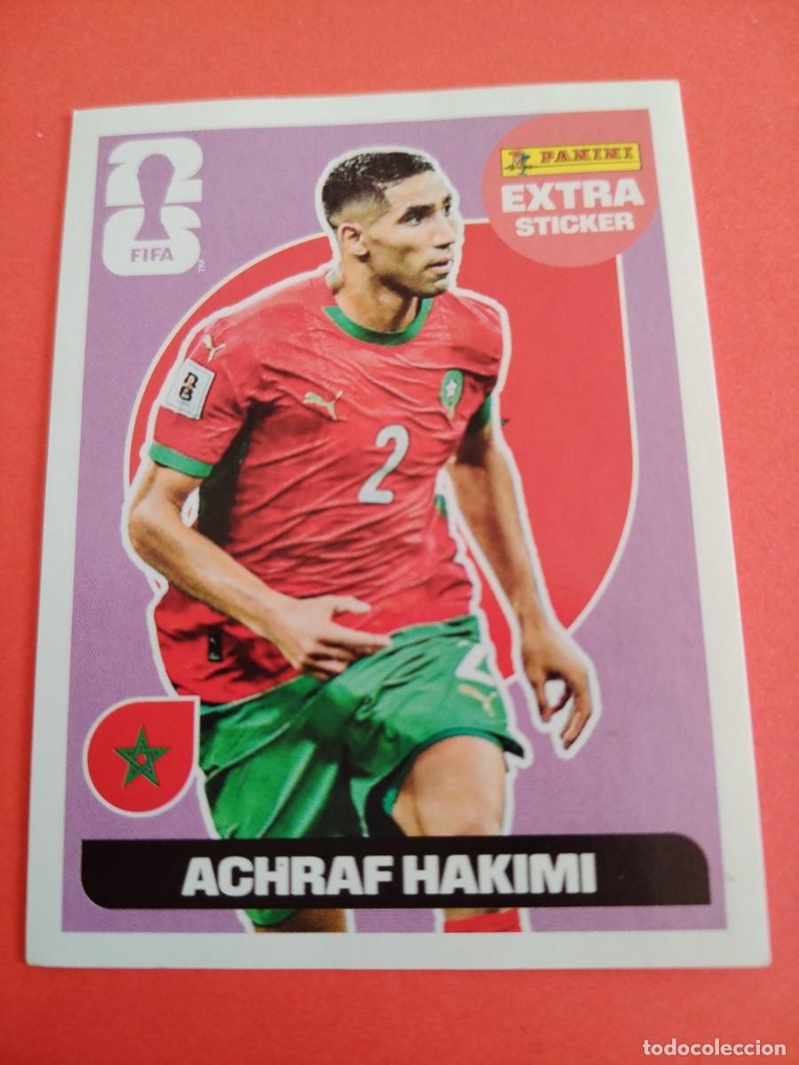 Cromos de f&uacute;tbol: CROMO MUNDIAL 2026 - EXTRA STICKER BASE ACHRAF HAKIMI