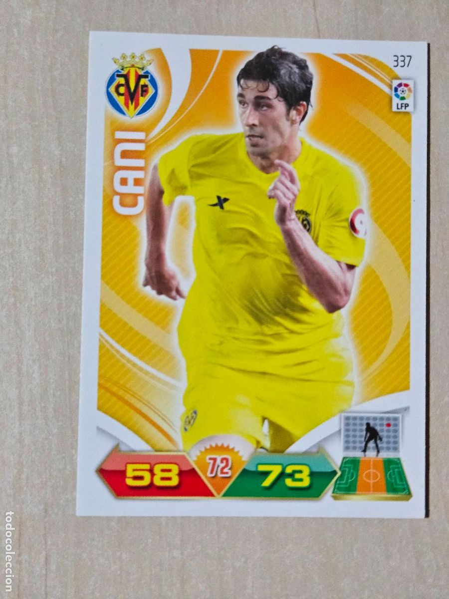 Cromos de f&uacute;tbol: FICHA N&ordm; 337 CANI - ADRENALYN 11 12 - PANINI 2011 -12 - CROMO - VILLARREAL
