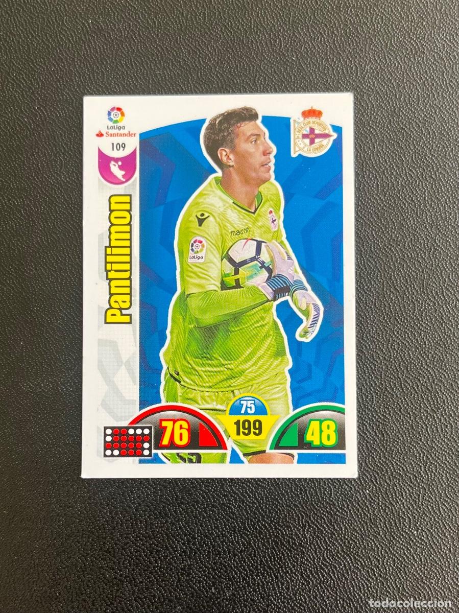 Cromos de f&uacute;tbol: 109 PANTILIMON DEPORTIVO A CORU&Ntilde;A DEPOR ADRENALYN 2017 2018 CROMO PANINI LA LIGA SANTANDER 17 18