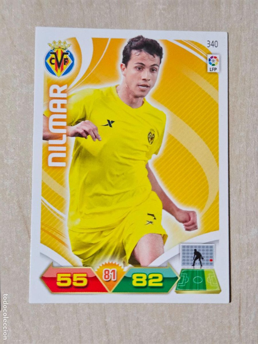Cromos de f&uacute;tbol: FICHA N&ordm; 340 NILMAR - ADRENALYN 11 12 - PANINI 2011 -12 - CROMO - VILLARREAL