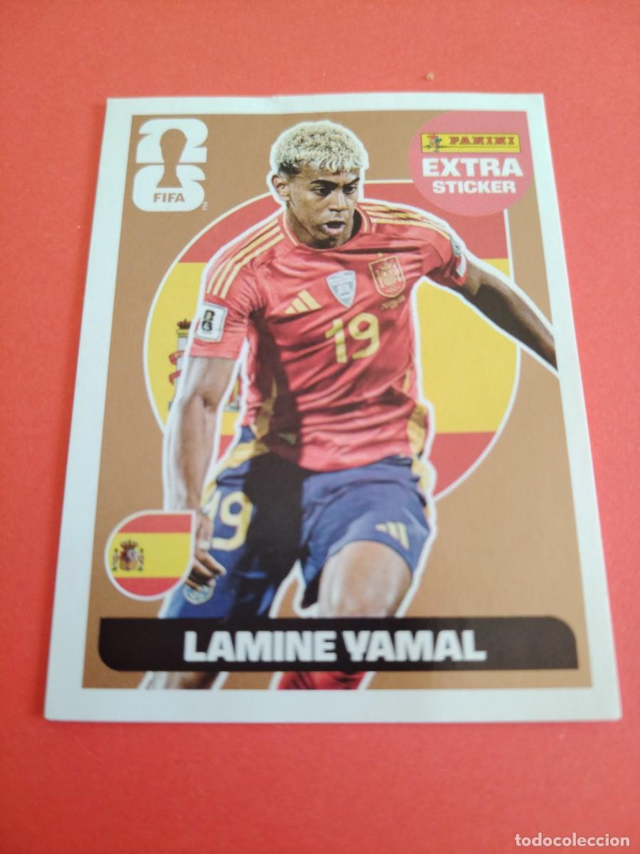 Cromos de f&uacute;tbol: CROMO MUNDIAL 2026 - EXTRA STICKER BRONCE LAMINE YAMAL