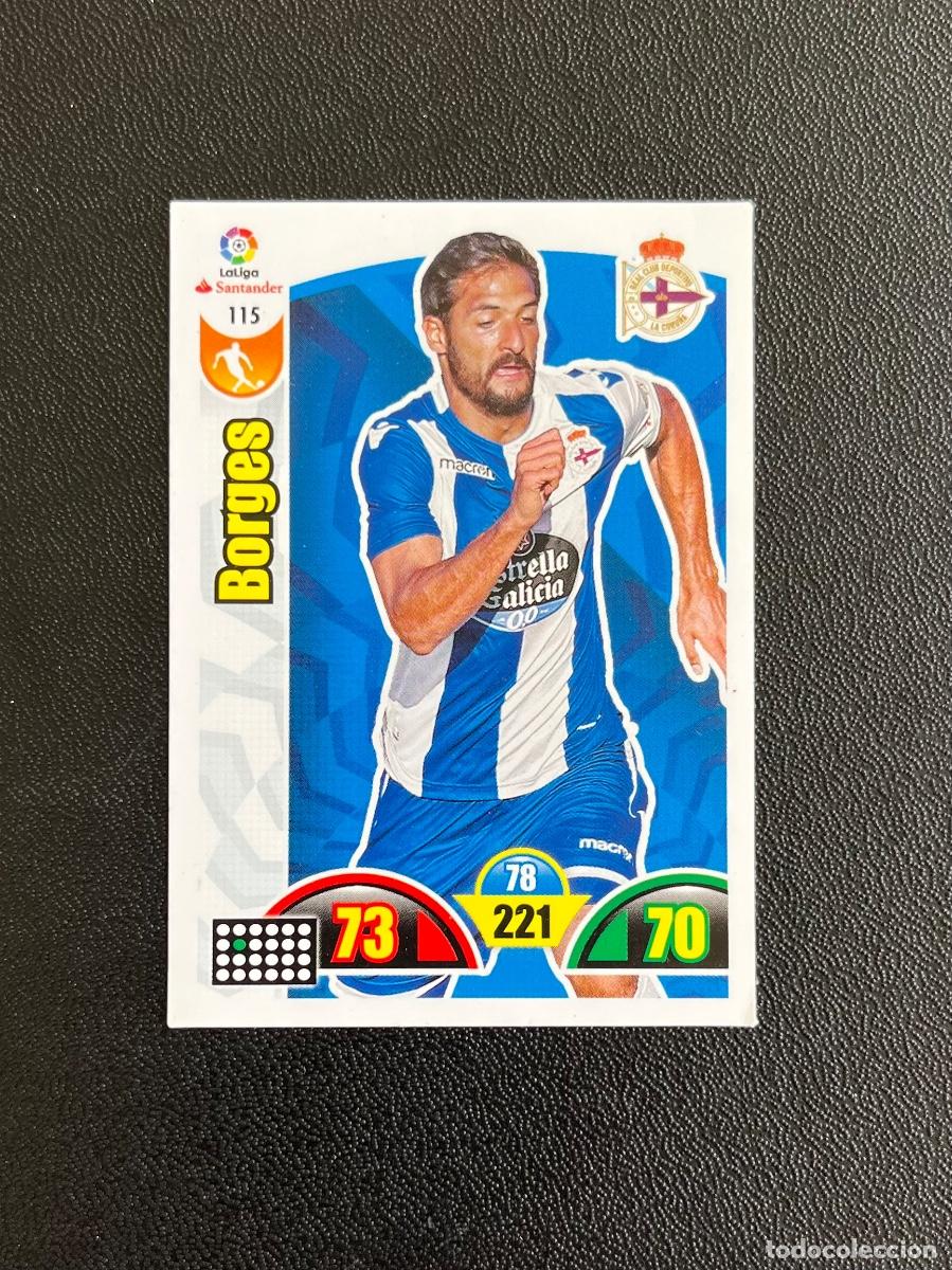 Cromos de f&uacute;tbol: 115 BORGES DEPORTIVO A CORU&Ntilde;A DEPOR ADRENALYN 2017 2018 CROMO PANINI LA LIGA SANTANDER 17 18