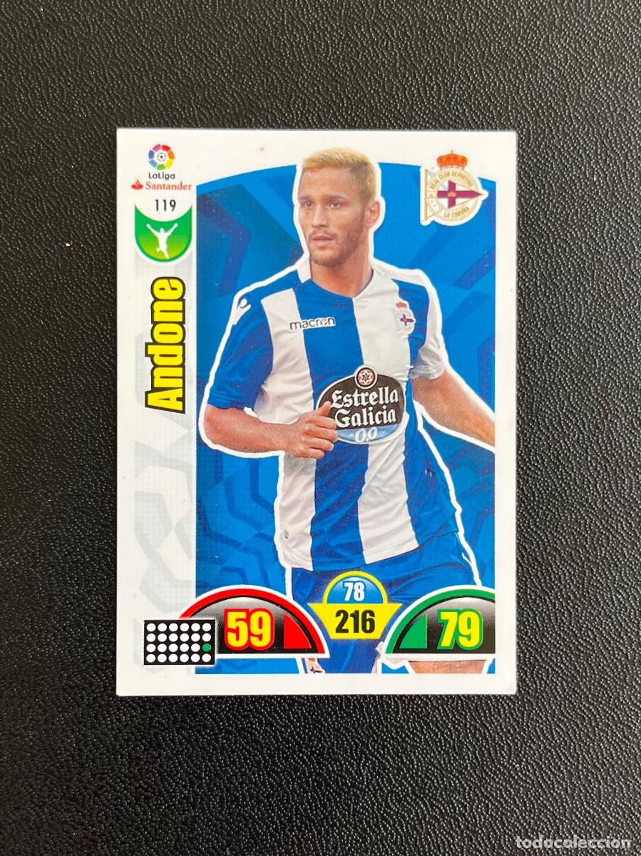 Cromos de f&uacute;tbol: 119 FLORIN ANDONE DEPORTIVO A CORU&Ntilde;A DEPOR ADRENALYN 2017 2018 CROMO PANINI LA LIGA SANTANDER 17 18