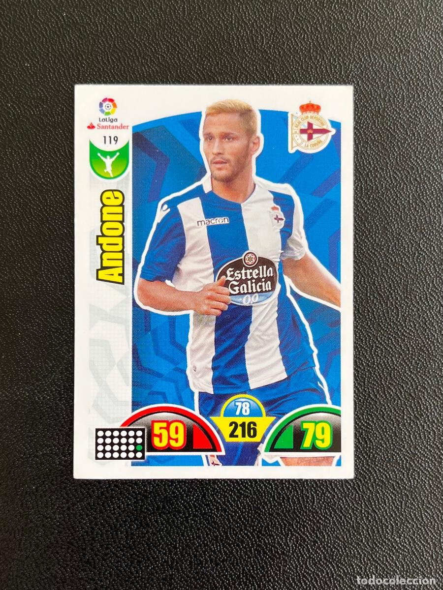Cromos de f&uacute;tbol: 119 FLORIN ANDONE DEPORTIVO A CORU&Ntilde;A DEPOR ADRENALYN 2017 2018 CROMO PANINI LA LIGA SANTANDER 17 18