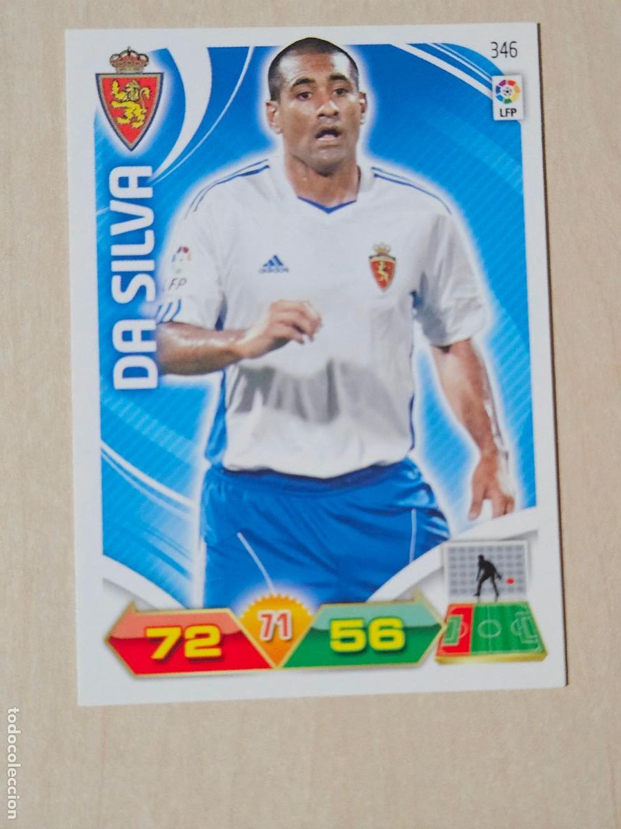 Cromos de f&uacute;tbol: FICHA N&ordm; 346 DA SILVA - ADRENALYN 11 12 - PANINI 2011 -12 - CROMO - REAL ZARAGOZA