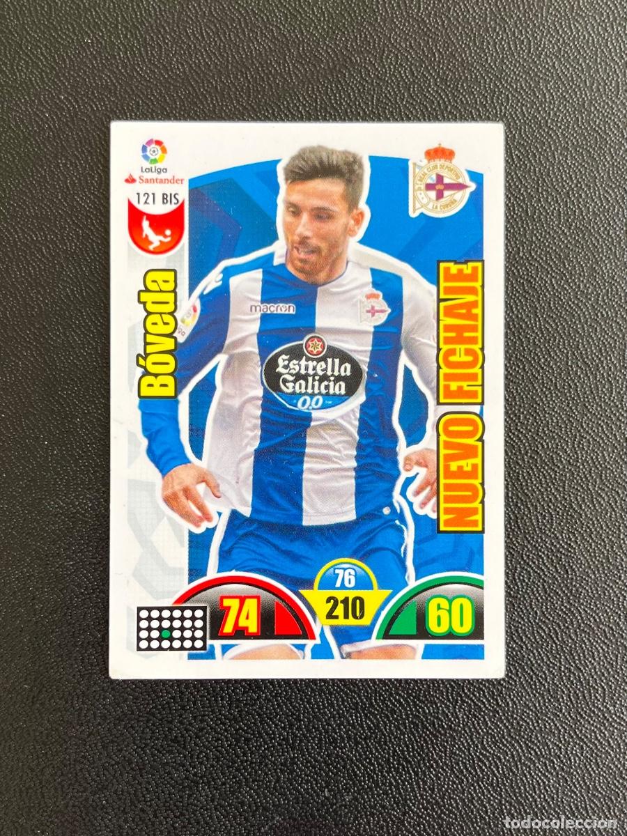 Cromos de f&uacute;tbol: 121 BIS B&Oacute;VEDA DEPORTIVO A CORU&Ntilde;A DEPOR ADRENALYN 2017 2018 CROMO PANINI LA LIGA SANTANDER 17 18