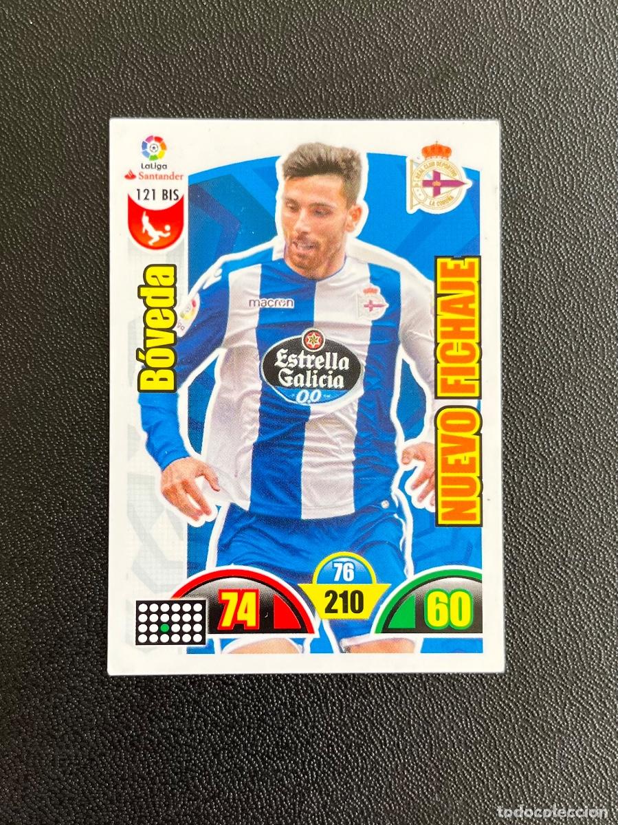 Cromos de f&uacute;tbol: 121 BIS B&Oacute;VEDA DEPORTIVO A CORU&Ntilde;A DEPOR ADRENALYN 2017 2018 CROMO PANINI LA LIGA SANTANDER 17 18